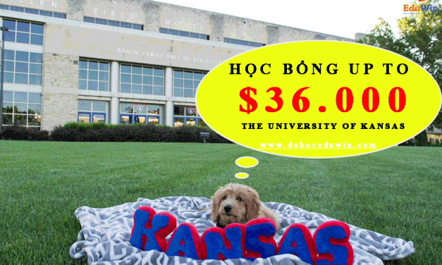 Du học Mỹ – Học bổng lên đến $36,000 từ trường Đại học Kansas