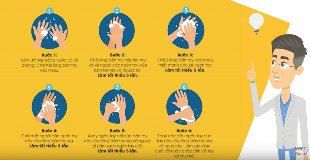 Quy trình rửa tay theo hướng dẫn Bộ Y tế