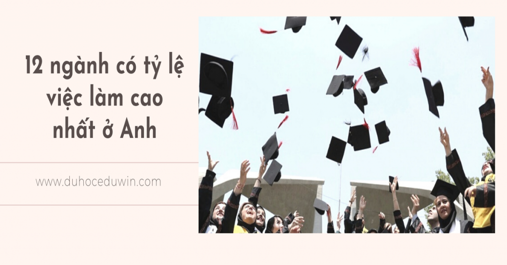 12 ngành có tỷ lệ việc làm cao nhất ở Anh