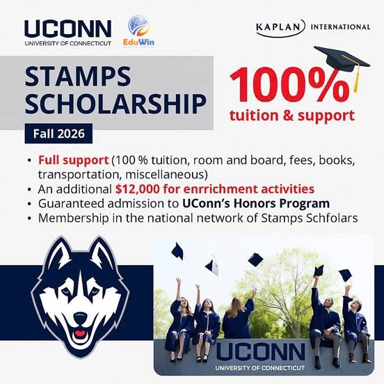 Học bổng toàn phần tại University of Connecticut (UConn)