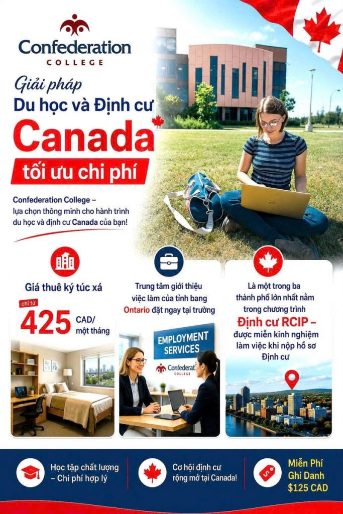 Confederation College – Du học Canada