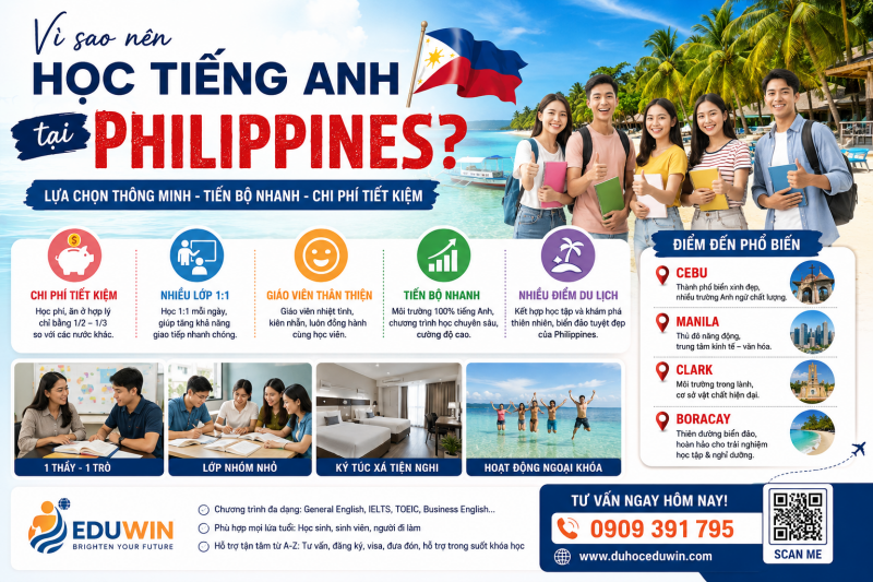 Du học tiếng Anh tại Philippines