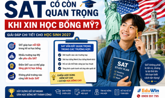 SAT có còn quan trọng khi xin học bổng Mỹ 2027? Giải đáp chi tiết