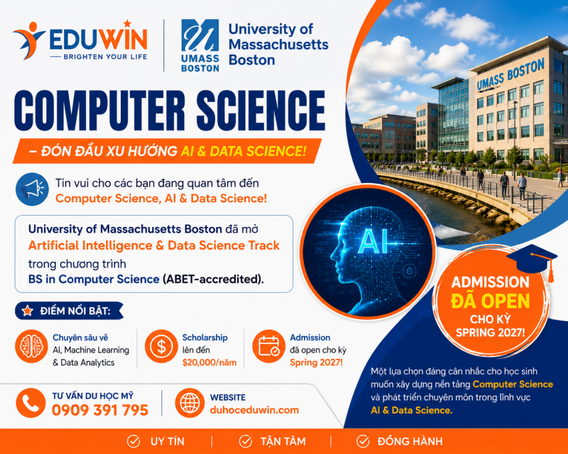 University of Massachusetts Boston Computer Science AI Data Scienc