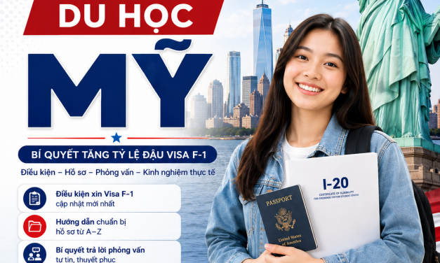 Visa Du học Mỹ 2027: Điều kiện, hồ sơ, quy trình và bí quyết tăng tỷ lệ đậu visa F-1